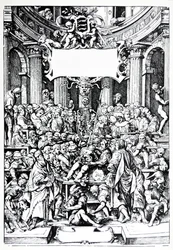 De Humani Corporis Fabricaの縮図からのプレート