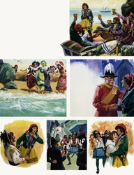 屋台の席ペンザンスの海賊