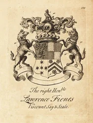 第5子爵ローレンス・フィーネス（1690-1742）の紋章