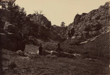 プレート10.デイルズゲート、デイル・クリーク・キヤノン、1869年（写真）
