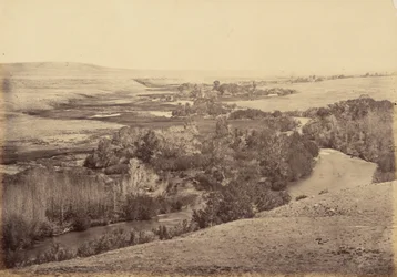プレート18リトルララミー川の谷（1869年）（写真