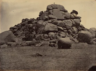 プレート6.スカル・ロック、1869年（写真）