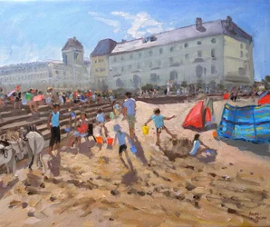 ブライトモーニング、LLANDUDNO、2009、（キャンバスに油彩）