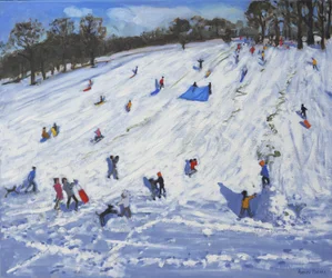 大きな雪だるま、チャッツワース、2012、