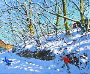 Snowballing,Upper Hulme,Staffordshire, 2020,(油彩・キャンバス)