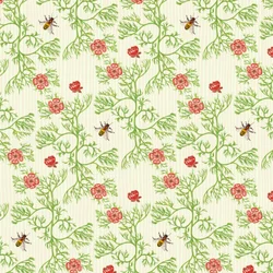 Honey Bee Floral』2017年（インク水彩、デジタル