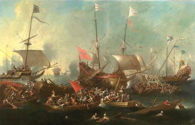 レパントの海戦 - キリスト教徒とバルバリア海賊の間の海戦、1615-20。