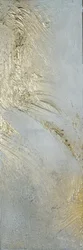 メタリックゴールドのストローク
