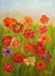 色鮮やかな花畑