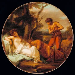 "Cimon et Iphigenie" (Cymon et Iphigenia) Peinture d