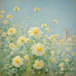 花々 23 2021年頃（キャンバスに油彩）