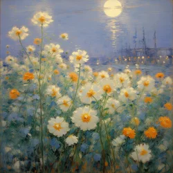 花々 36 2021年頃（キャンバスに油彩）