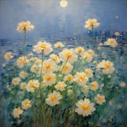 花々 40 2021年頃（キャンバスに油彩）