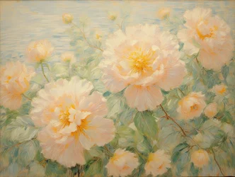花々 55 2022年頃（キャンバスに油彩）