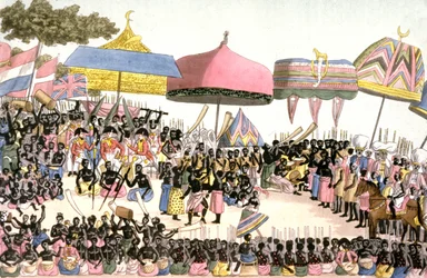 コートジボワールの英国大使館、1820年頃（エングレーヴィング）