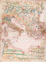 中央地中海の地図