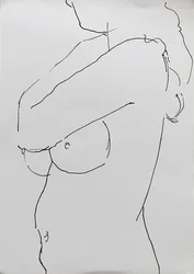 Nude with Folded Arm, 2019