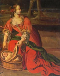 4つ折りの両面スクリーン、c.1700