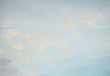 舞い上がる光