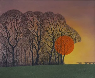 2013年の夕日