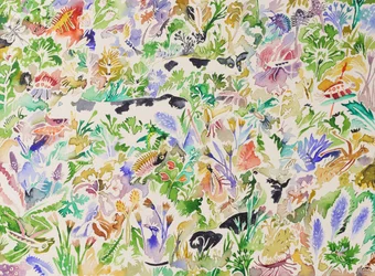 2 白鳥の歌、2023年（水彩画）