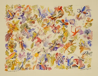 3 白鳥の歌、2023年（水彩画）