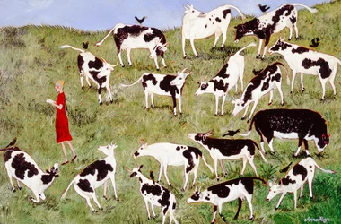 手で育てる, 2008 （アクリル）