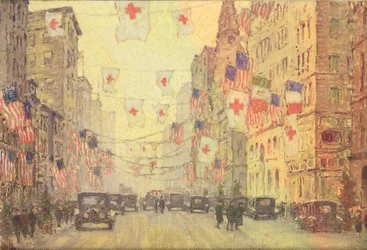 Fifth Avenue välirauhan talvella