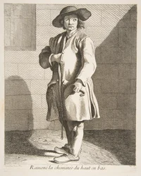 煙突掃除人、1737年。