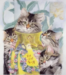 黄色い花瓶