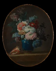 花瓶と巻き貝の殻、1780。