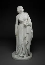 ゴダイヴァ夫人、c.1861-1864（大理石）