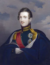 Constantin Pavlovitch, grand-duc de Russie ou Constantin Pavlovitch Romanov - ロシア大公コンスタンティン・パブロビッチ (1779-1831) - Anonymous - 1825 - 銅版画、水彩画 - 15,8x12,6 - Private Collection