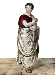 Felicity-Auguste Saillot dit Desmousseaux フランスの俳優（1785 - 1854）、Etienne de Jouy（1764-1846）の「Sylla」でRoscius役を演じる。
