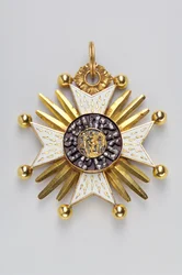 バイエルン王国- サン・フーベルト騎士団 : バッジ（裏面） - 1700-1750
