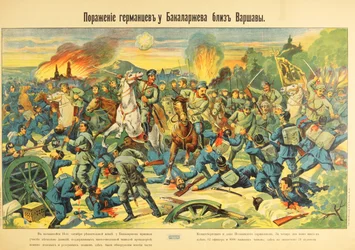 La bataille de Bakalarzewo, octobre 1914 - The Battle at Bakalarzewo on October 1914 par Anonymous