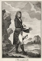 ナポレオン・ボナパルト - 匿名 - 1797年 - 銅版画 - 16,2x11,1 - 個人蔵