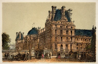 1874年のパリ。レ・チュイルリー、個人蔵