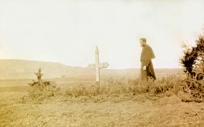 第一次世界大戦初期の歩兵中尉の個人アルバムからの写真（1st, Iere