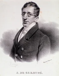 Alexis de Garaude (1779-1852) フランスの作曲家の肖像。19世紀のフランスの作曲家。