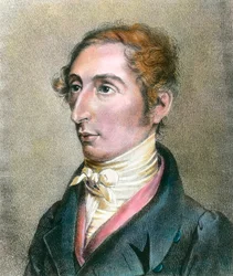 カール（カール）・マリア・フォン・ウェーバー（1786-1826）の肖像 ドイツの作曲家 19世紀のエングレーヴィング 個人蔵