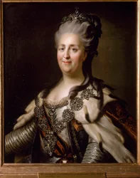 ロシアのエカテリーナ2世（エカテリーナ大帝）の肖像