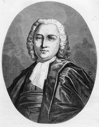 クレティアン・ギヨーム・ド・マレスシャーブ（1721-1794）の肖像 - デュプレ・ド・ラ・マヘリーの「赤い本-フランスにおけるエシャフォーの歴史」に掲載された1863年のエングレーヴィング。個人蔵。