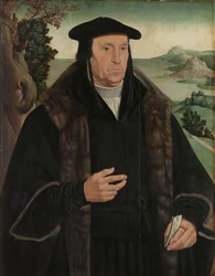 コルネリス・アエレンツ・ファン・デル・デュッセンの肖像 1555-1570年頃 油彩・パネル