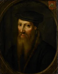 ダヴィッド・ヨリスの肖像 1550-1649年頃 油彩・パネル