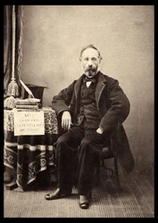 フランチェスコ・クリスピ（1818-1901）の肖像 1863年のイタリアの政治家。©Lee-leemage