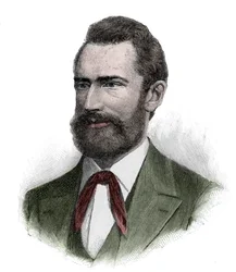 Frederich Wilhelm Ludwig Leichhardt (1813-1848) プロイセン（ドイツ）の探検家・博物学者の肖像 - Ludwig Leichhardt, Prussian explorer and naturalist of Australia