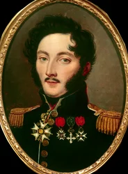 バロン・グルゴー将軍（1783-1852）の肖像 無名の絵画19世紀 個人蔵