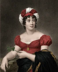 ジェルメーヌ・ネッカー（シュテル・ホルスタイン男爵夫人、シュテル夫人と呼ばれる）の肖像（1766-1817