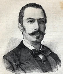 Giovanni Giolitti (1842-1928) イタリアの政治家、閣僚会議議長の肖像。"Le Petro Parisien "に掲載された版画